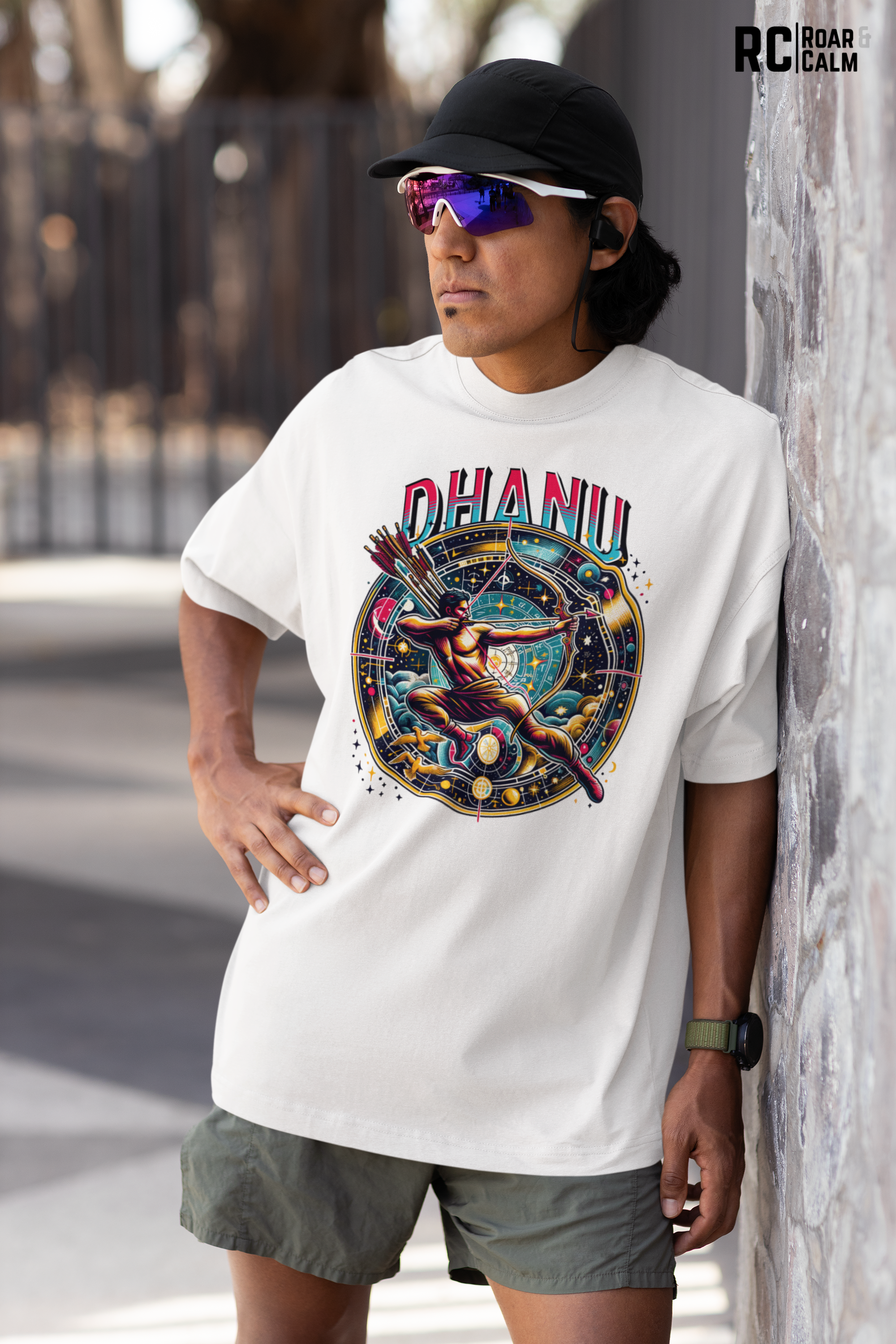 Dhanu Zodiac Oversized T-Shirt (UNISEX) – Roar & Calm Collection