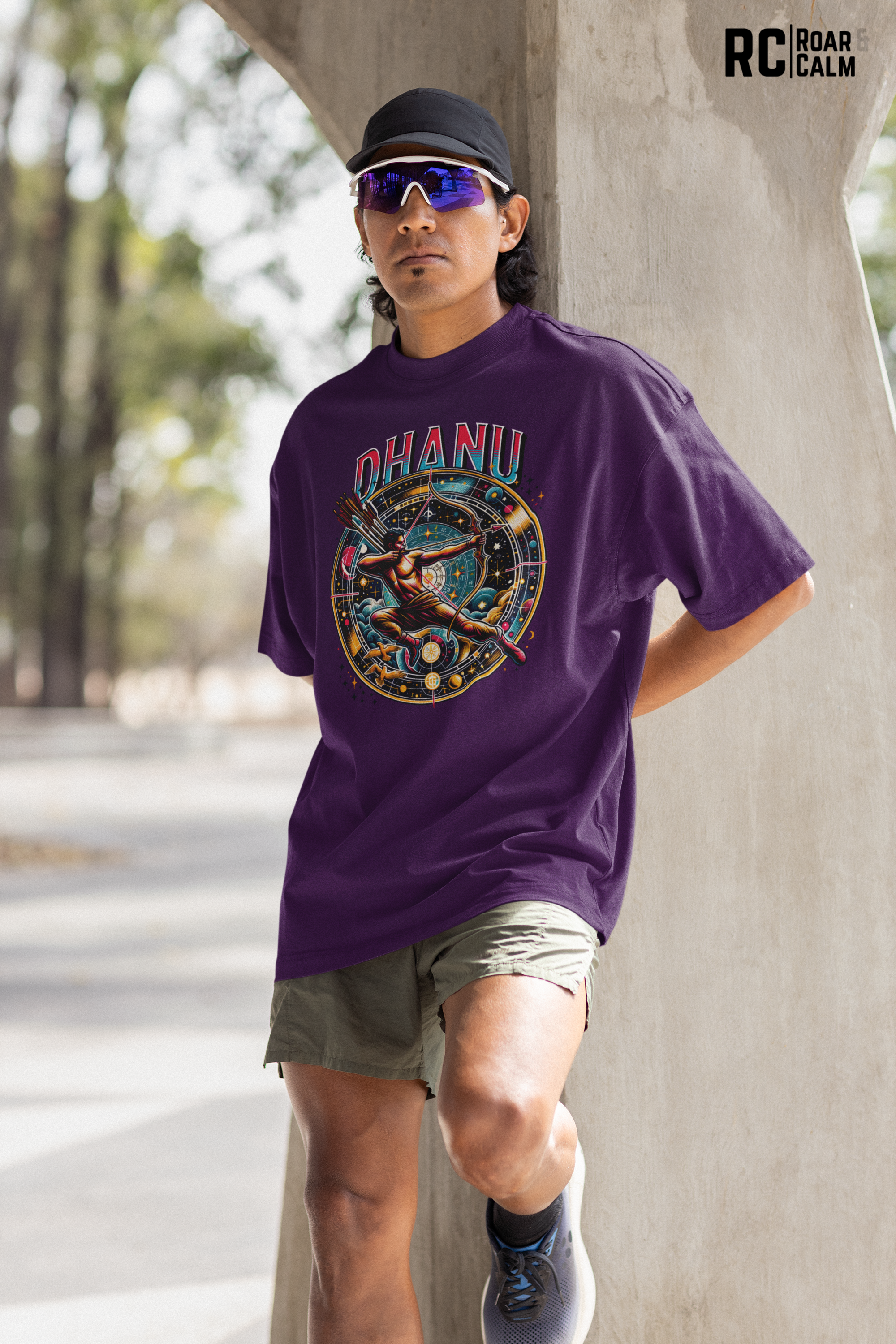Dhanu Zodiac Oversized T-Shirt (UNISEX) – Roar & Calm Collection