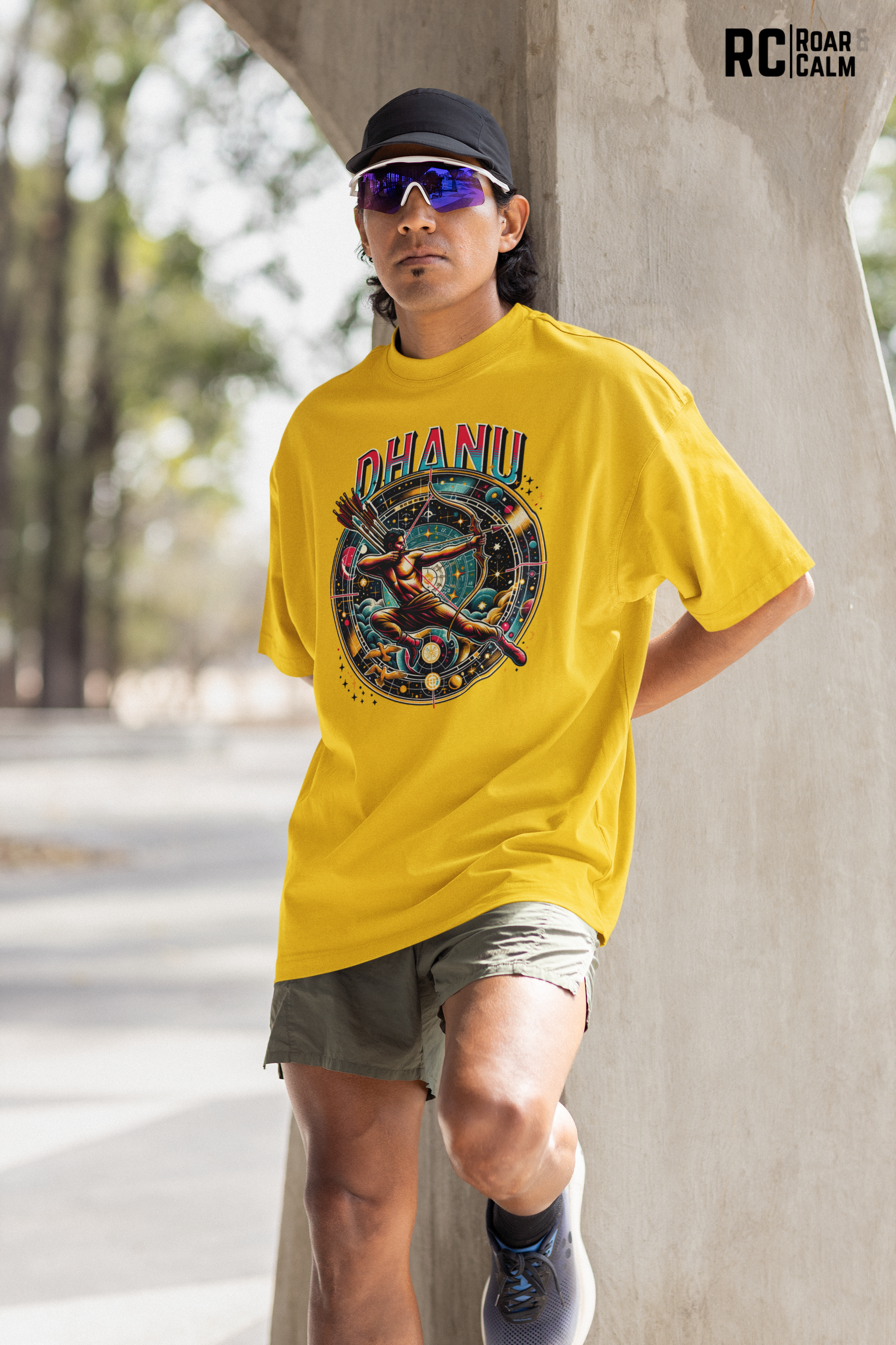Dhanu Zodiac Oversized T-Shirt (UNISEX) – Roar & Calm Collection