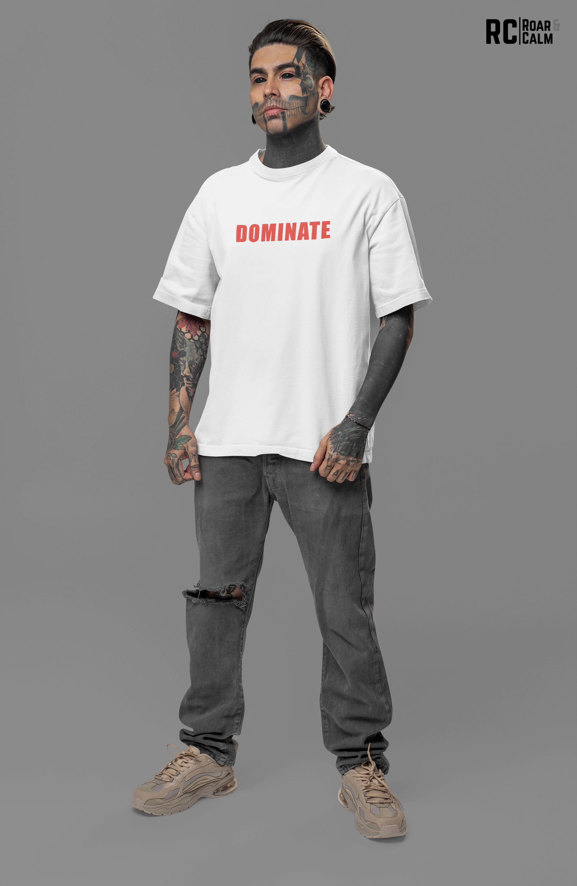 Dominate Training Tee – Oversized Drop Shoulder Fit