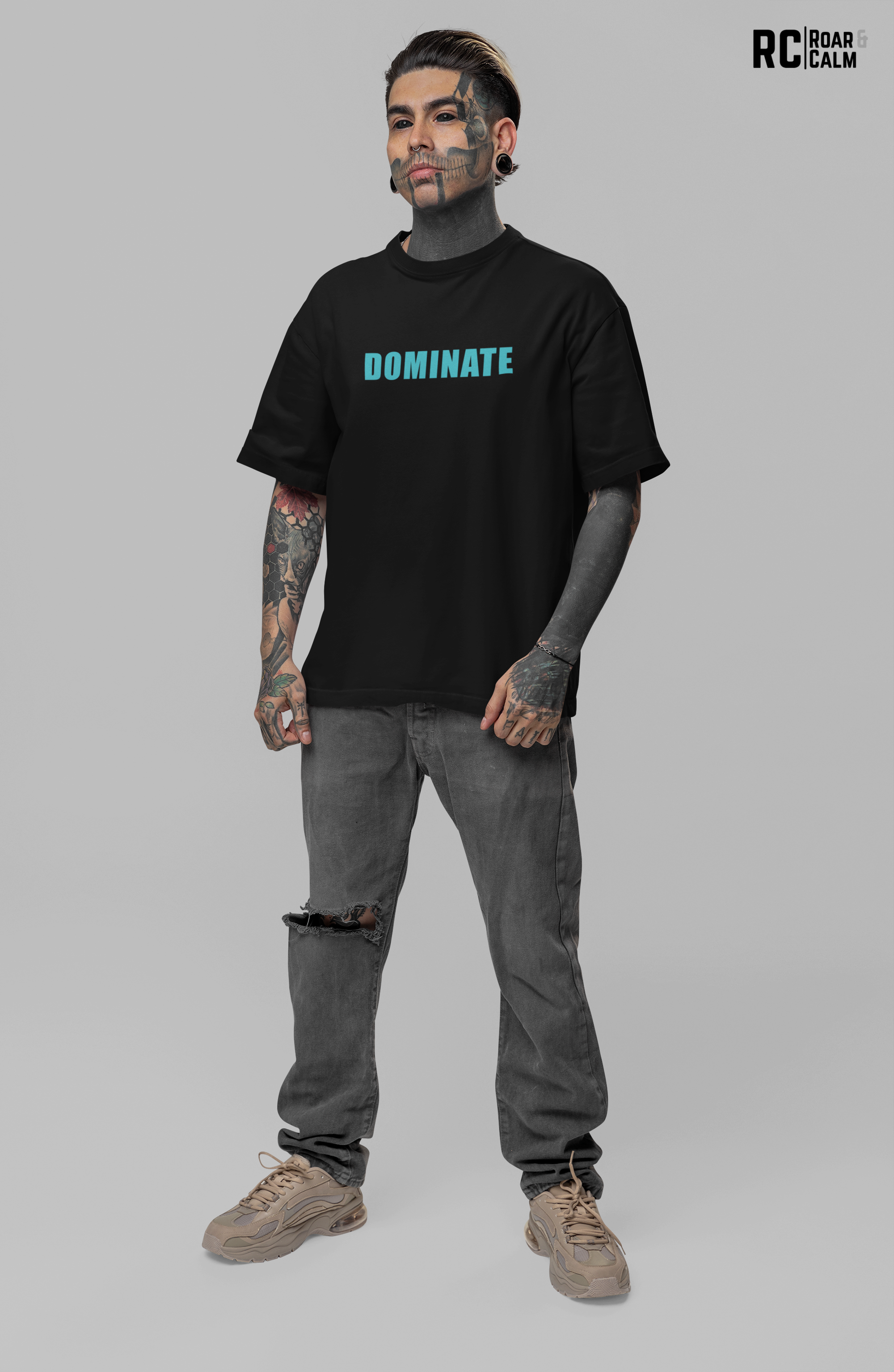 Dominate Training Tee – Oversized Drop Shoulder Fit
