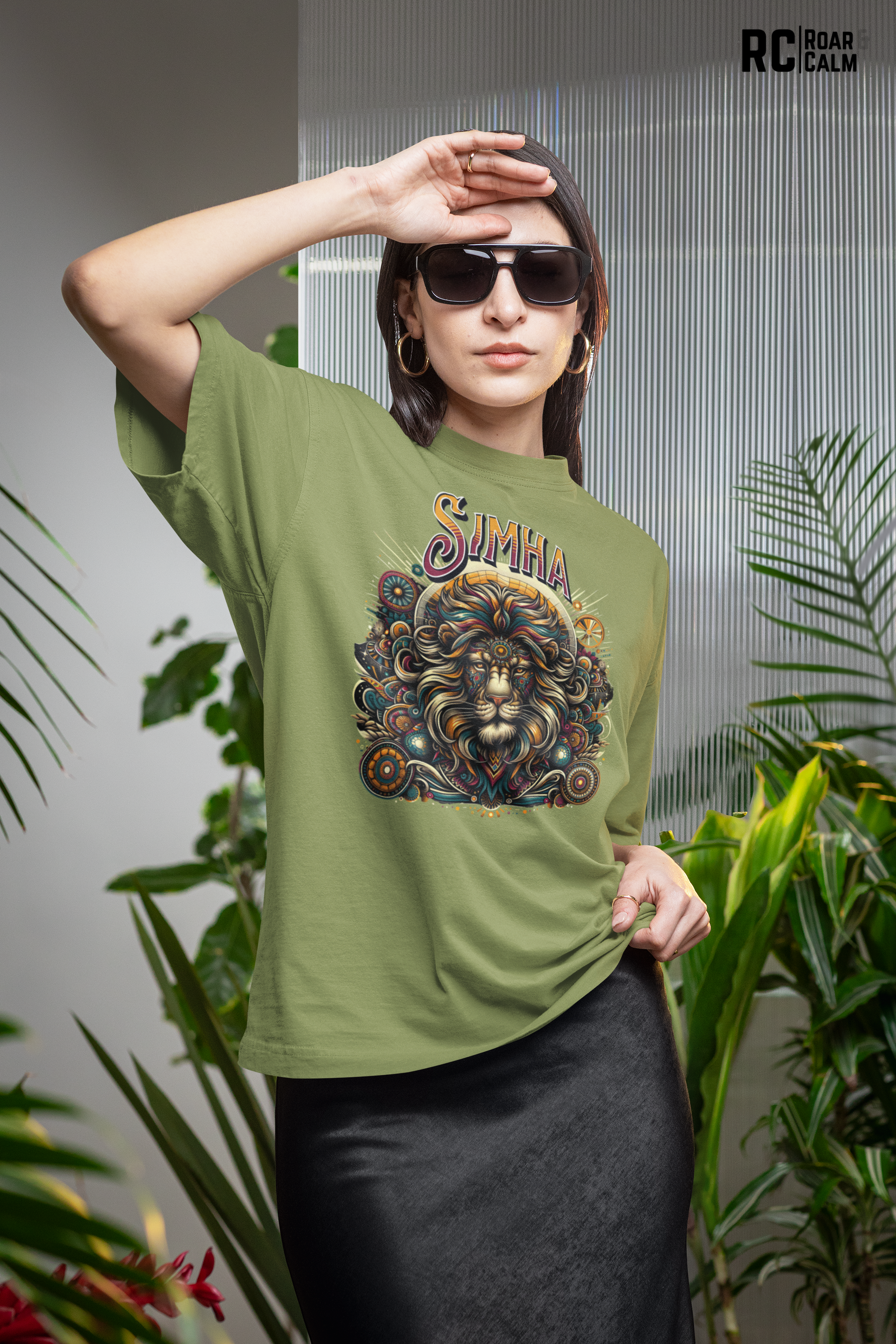 Simha Zodiac Oversized T-Shirt (UNISEX) – Roar & Calm Collection