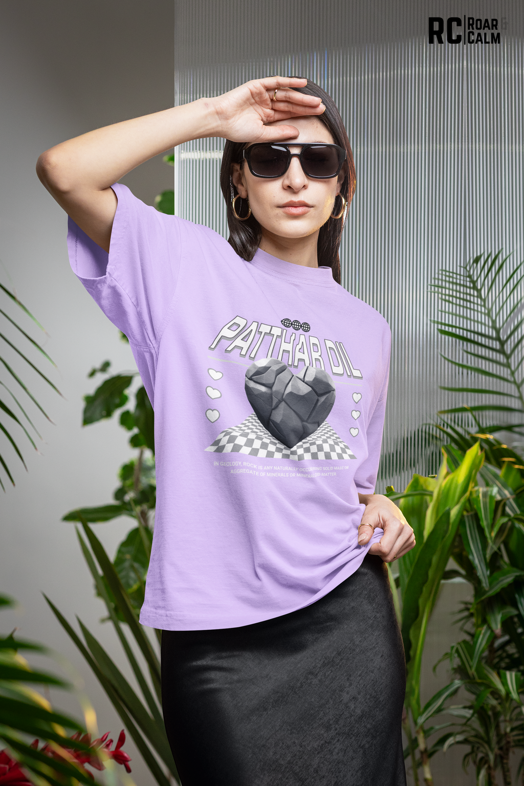 Patthar Dil Oversized T-Shirt (UNISEX) – Roar & Calm Collection