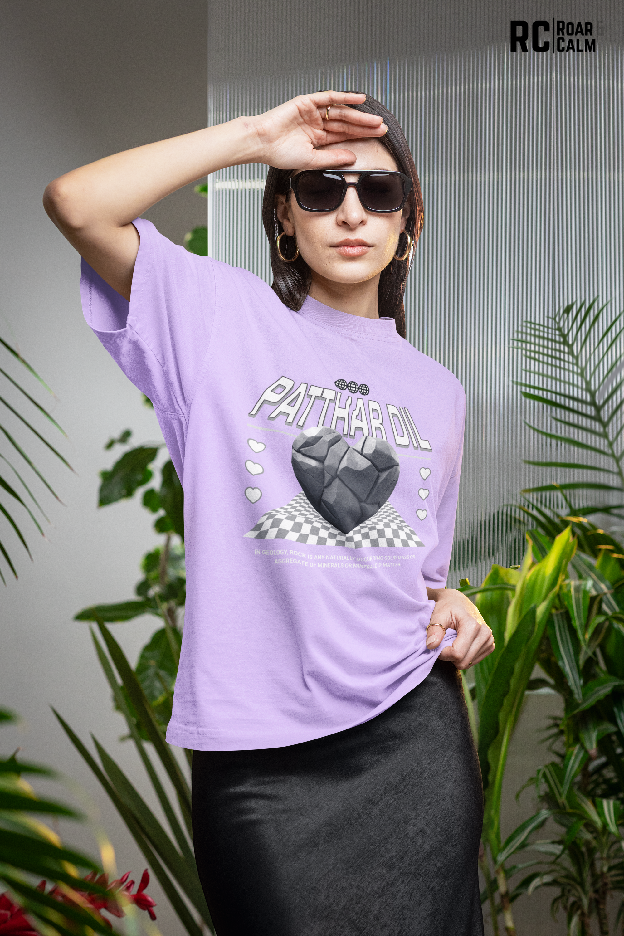 Patthar Dil Oversized T-Shirt (UNISEX) – Roar & Calm Collection