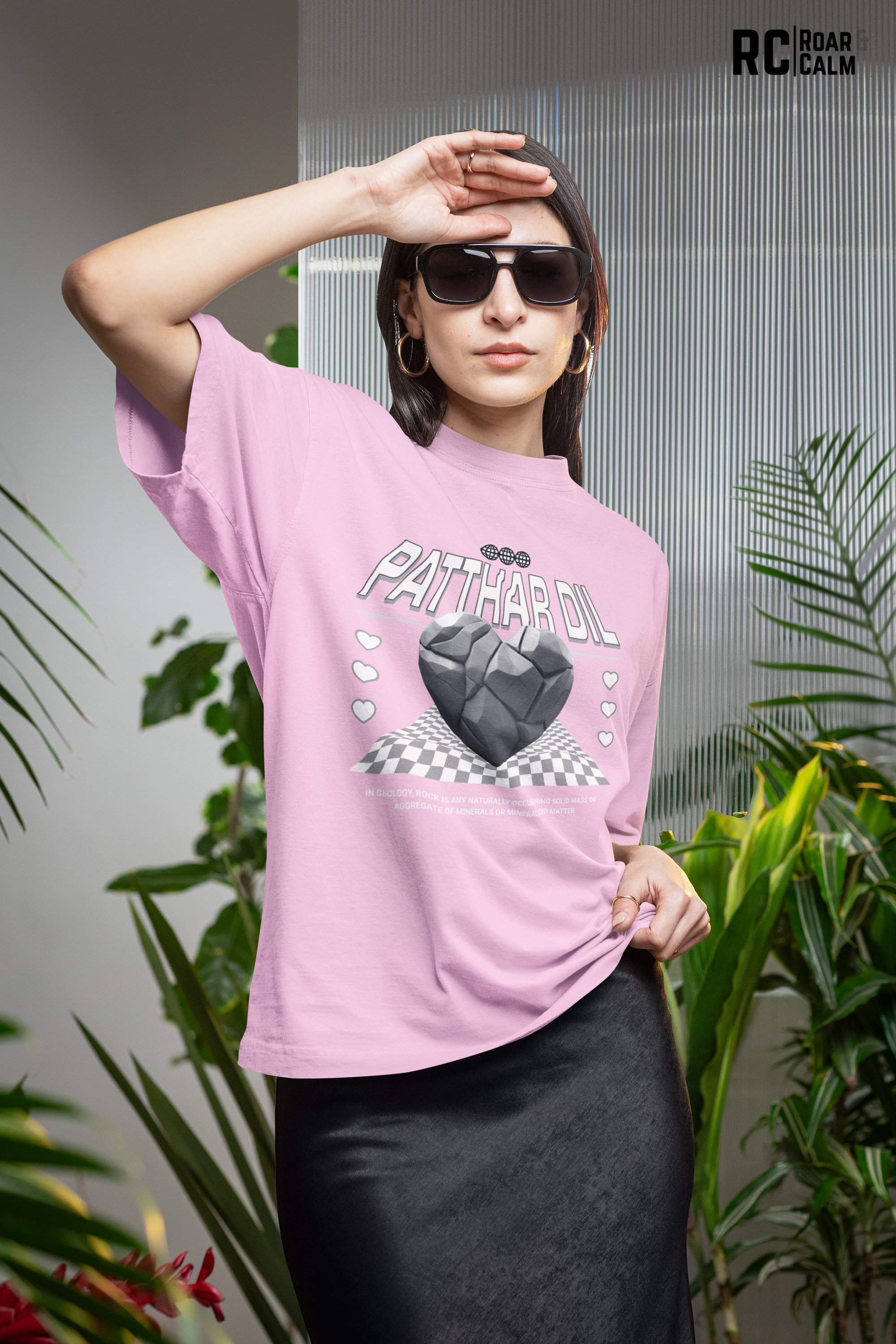 Patthar Dil Oversized T-Shirt (UNISEX) – Roar & Calm Collection