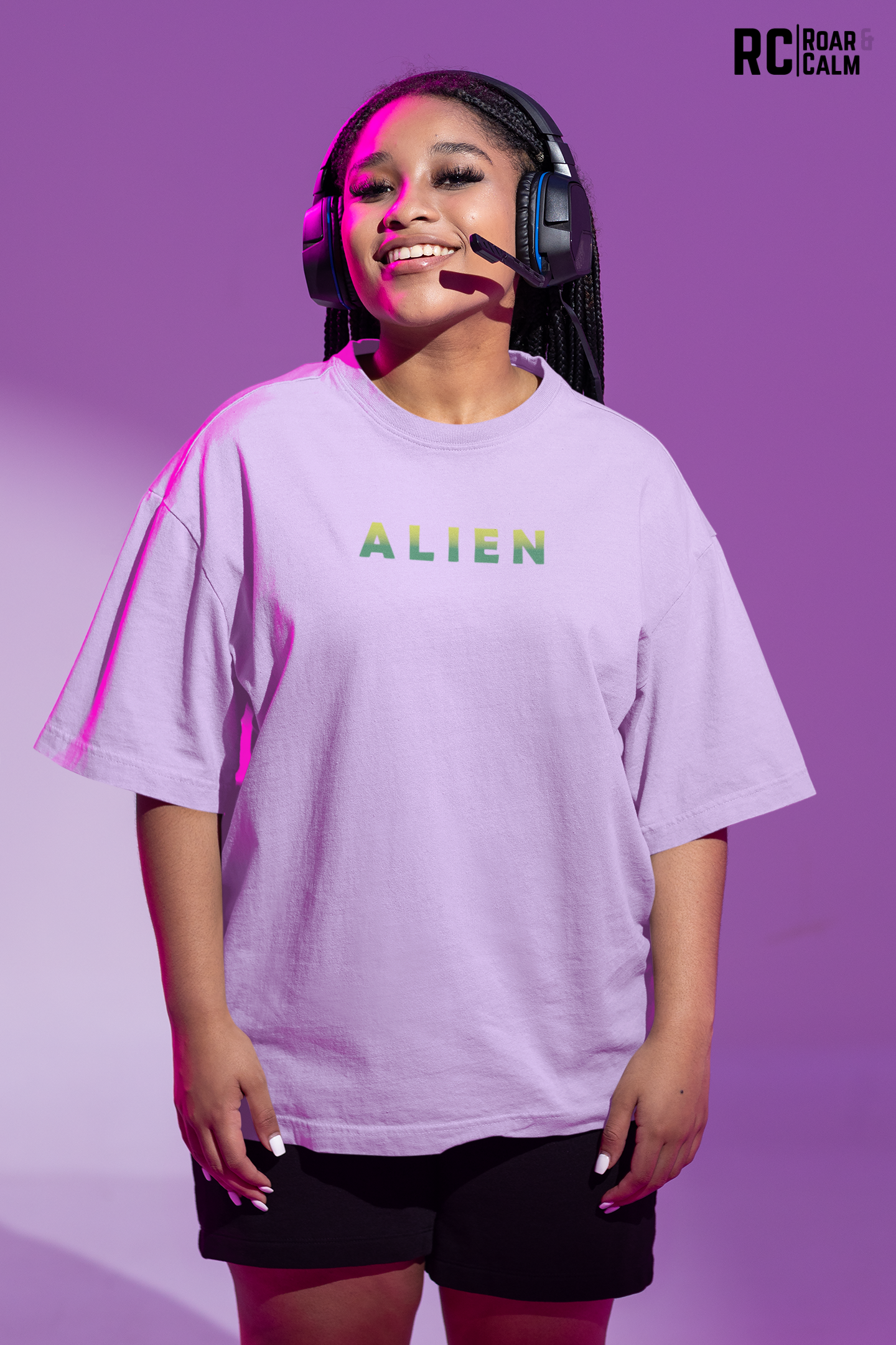 ALIEN Oversized T-Shirt (UNISEX) – Roar & Calm Collection