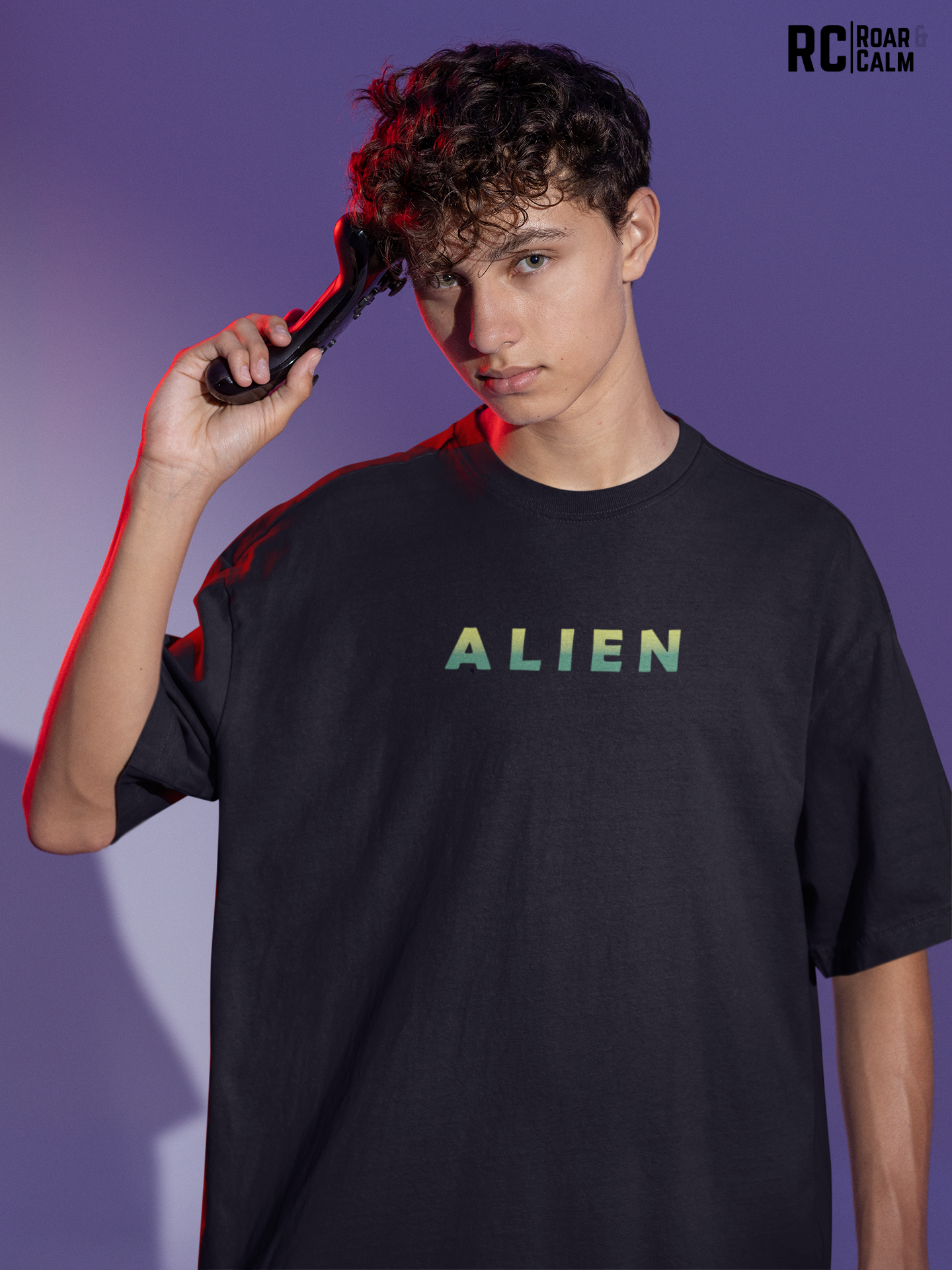 ALIEN Oversized T-Shirt (UNISEX) – Roar & Calm Collection