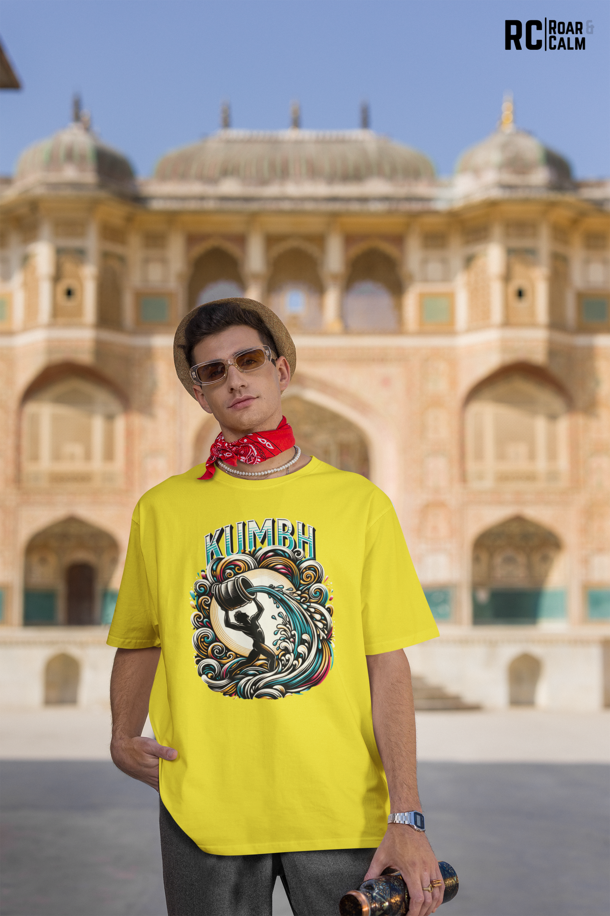 Kumbha Zodiac Oversized T-Shirt (UNISEX) – Roar & Calm Collection