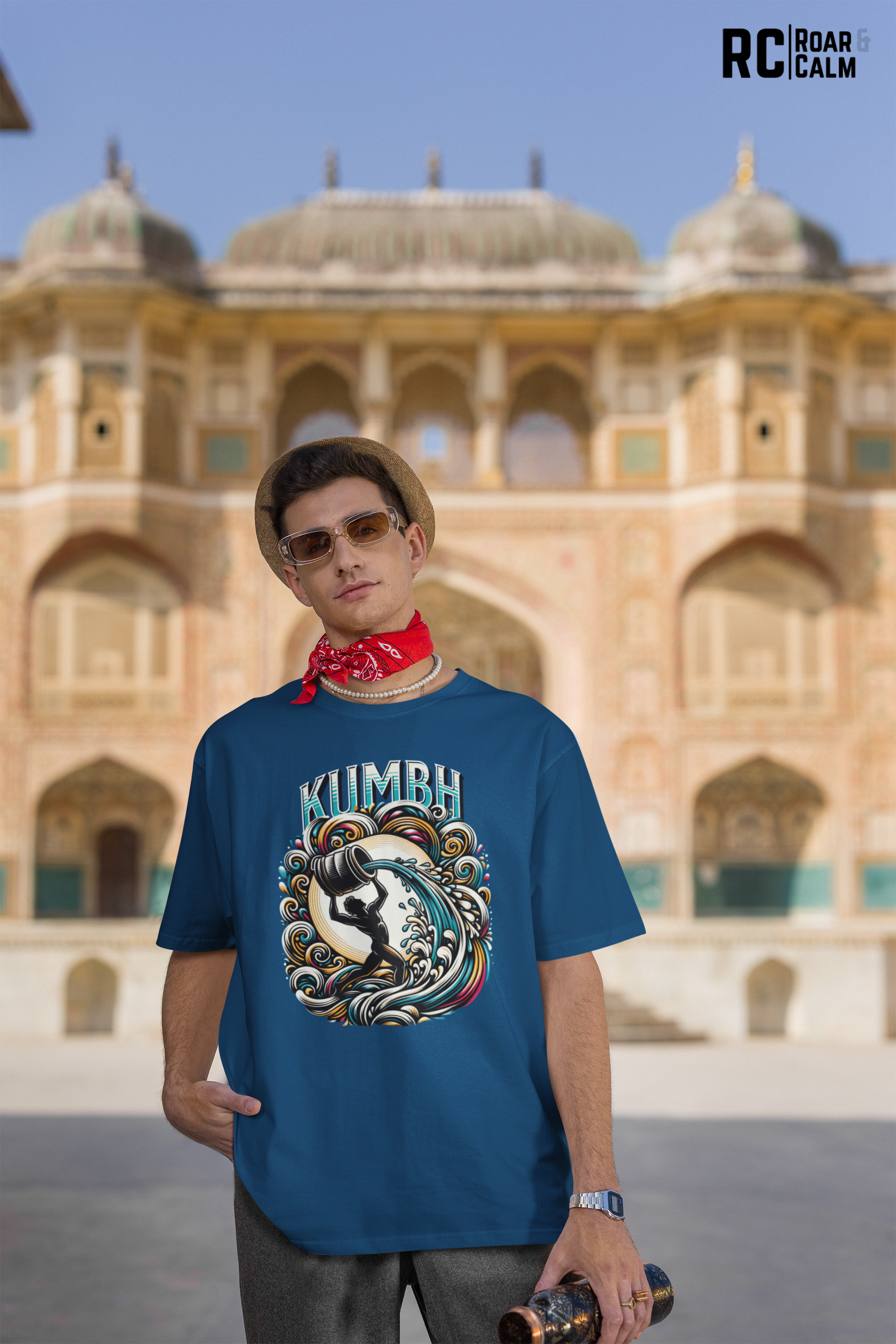 Kumbha Zodiac Oversized T-Shirt (UNISEX) – Roar & Calm Collection