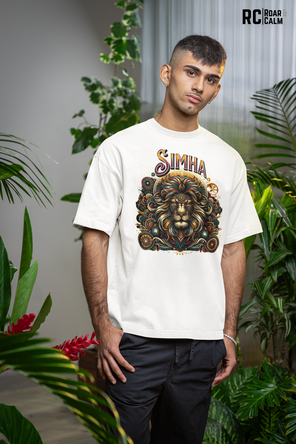 Simha Zodiac Oversized T-Shirt (UNISEX) – Roar & Calm Collection