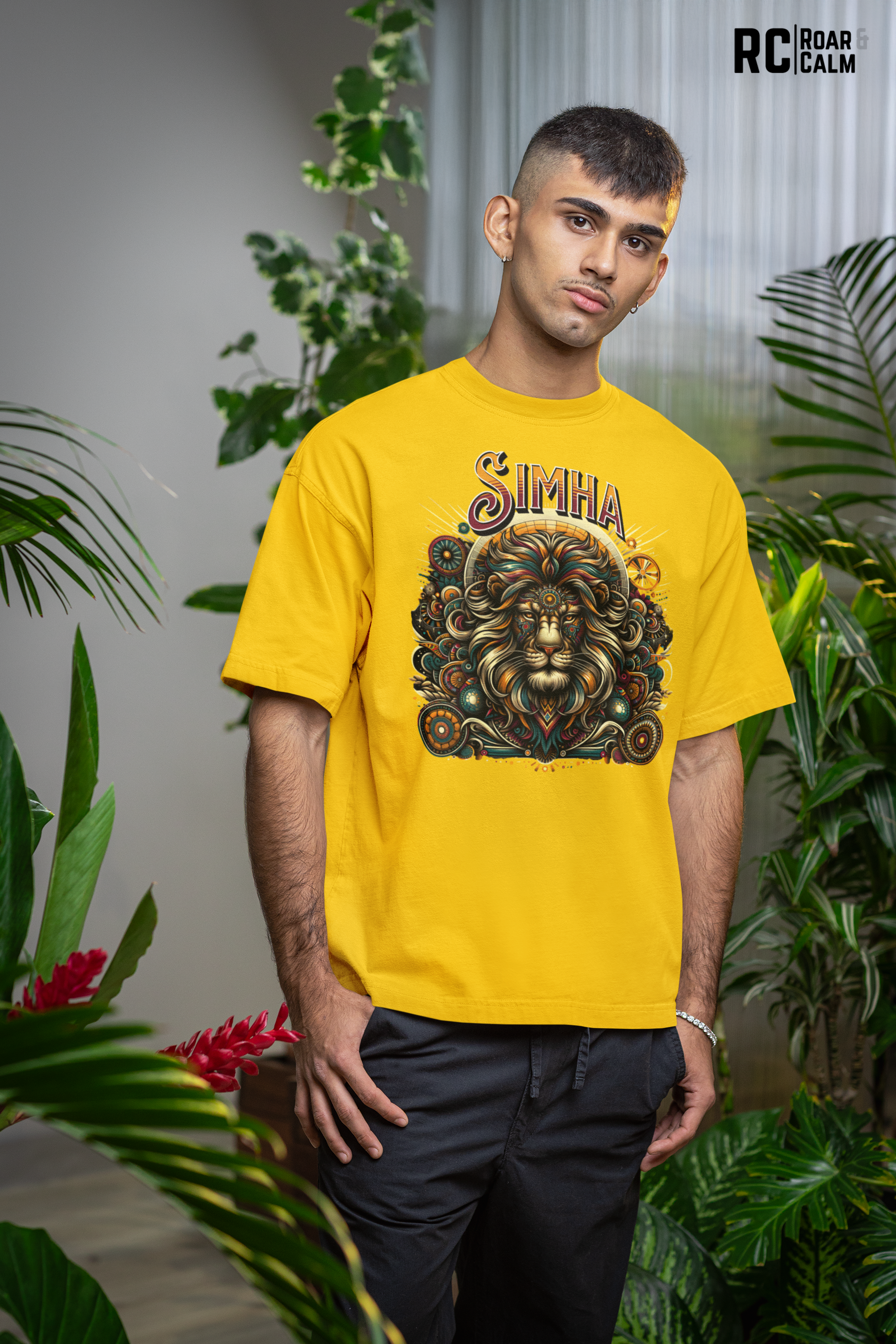 Simha Zodiac Oversized T-Shirt (UNISEX) – Roar & Calm Collection