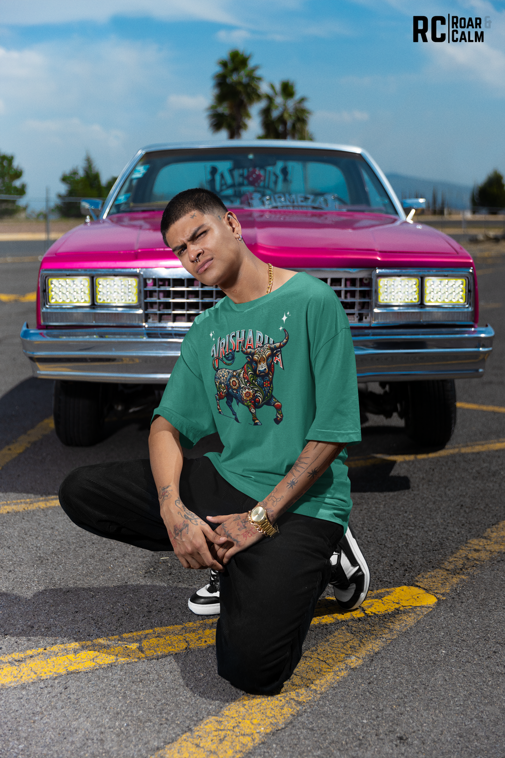 Vrushabha Zodiac Oversized T-Shirt (UNISEX) – Roar & Calm Collection