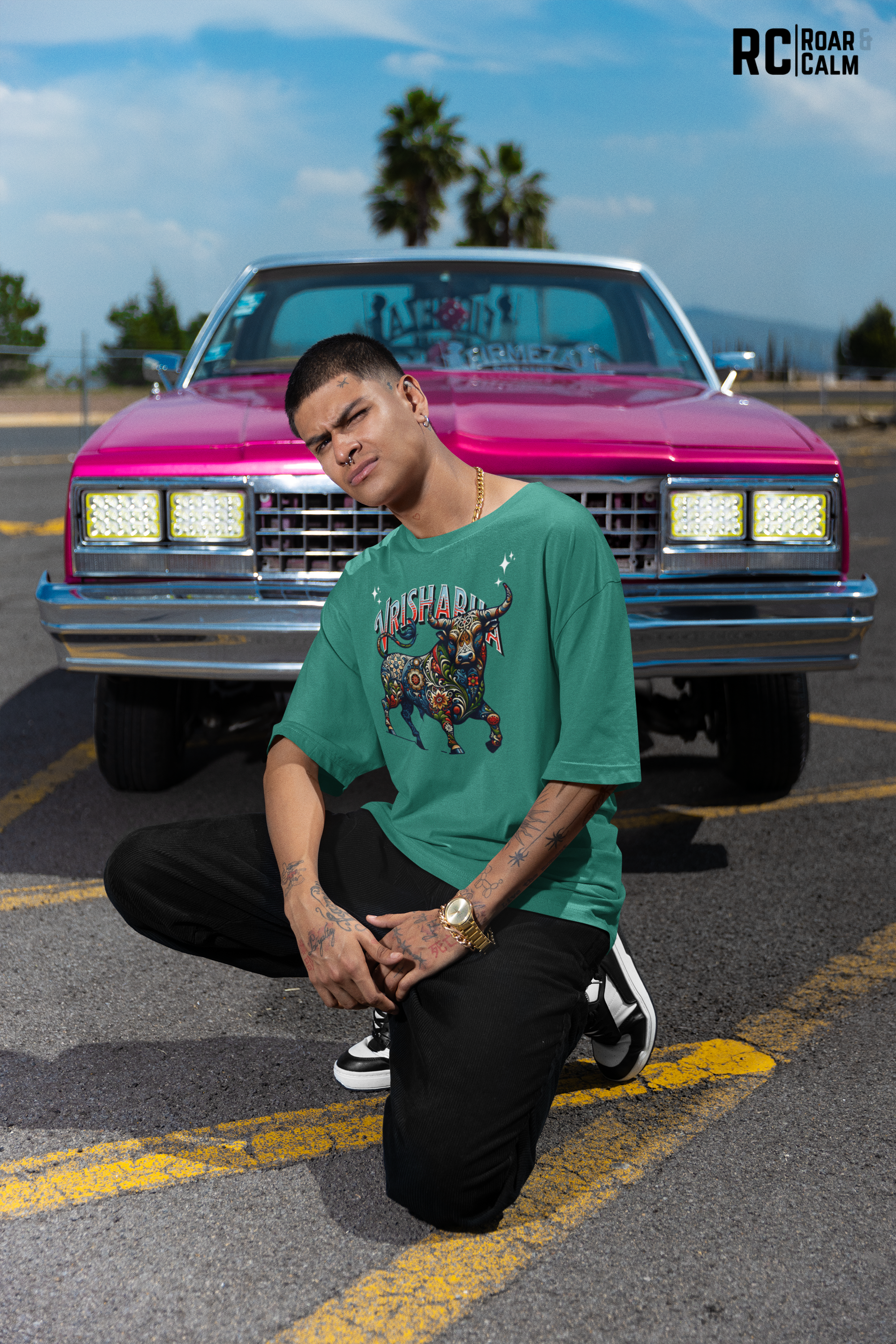 Vrushabha Zodiac Oversized T-Shirt (UNISEX) – Roar & Calm Collection