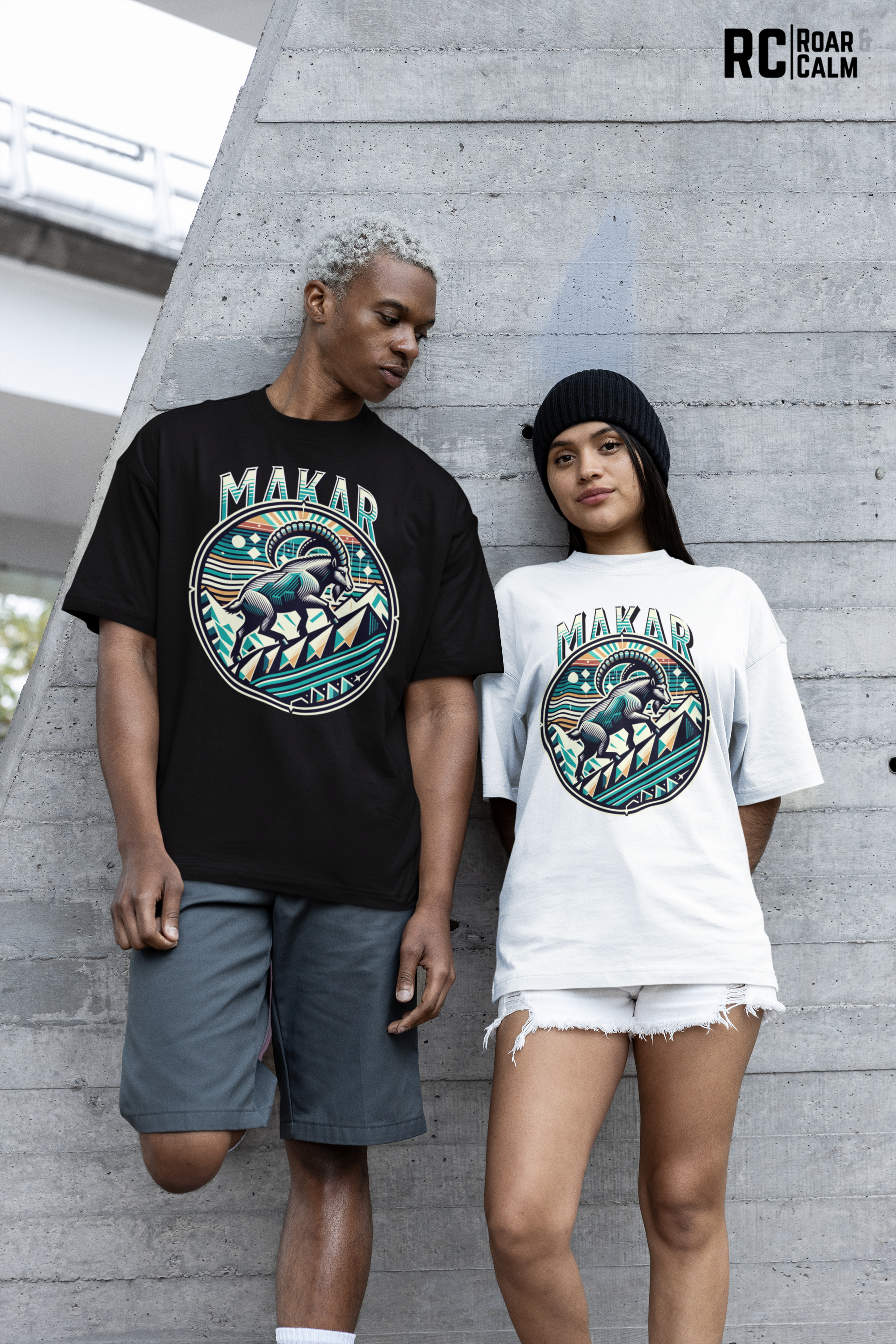 Makar Zodiac Oversized T-Shirt (UNISEX) – Roar & Calm Collection