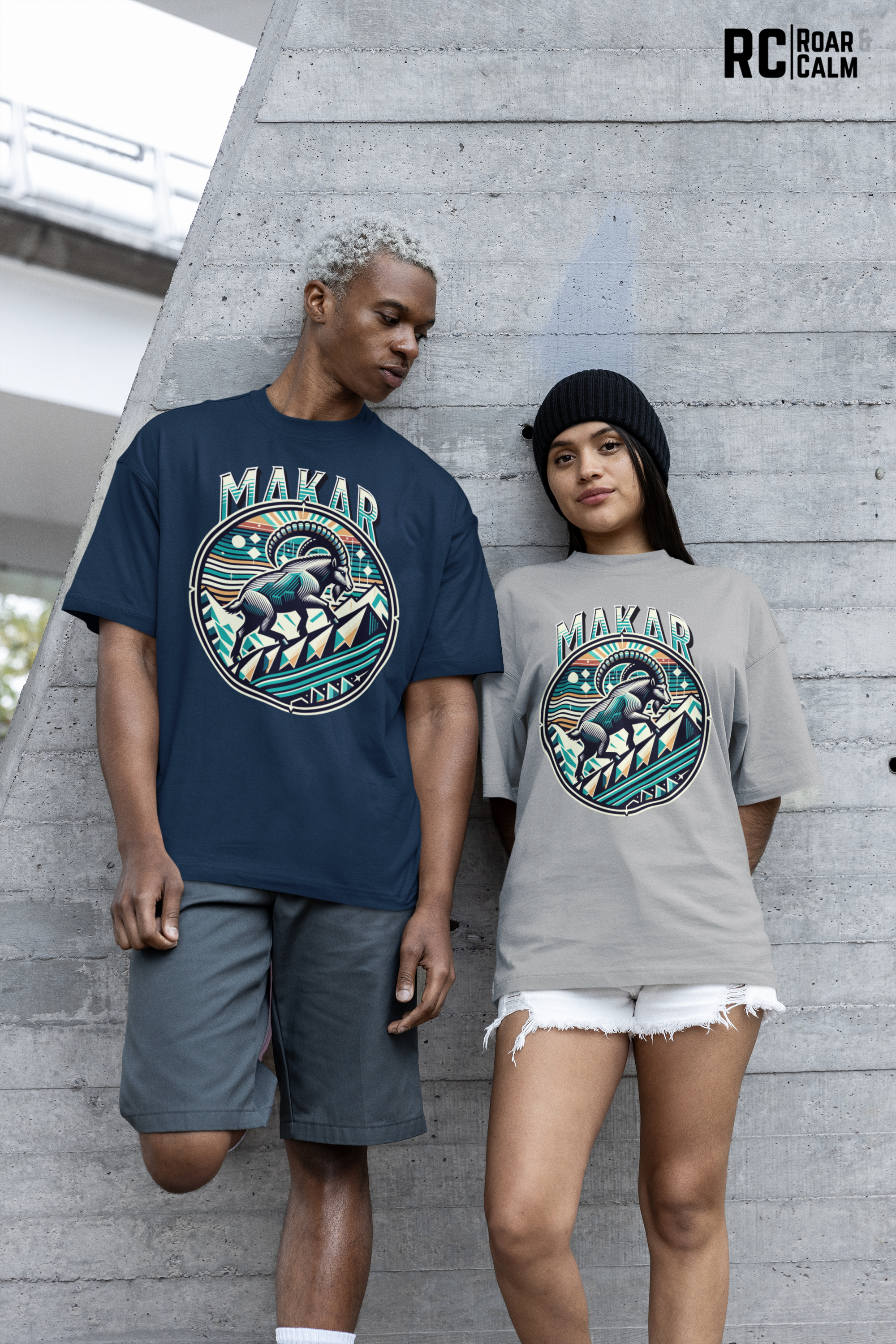 Makar Zodiac Oversized T-Shirt (UNISEX) – Roar & Calm Collection