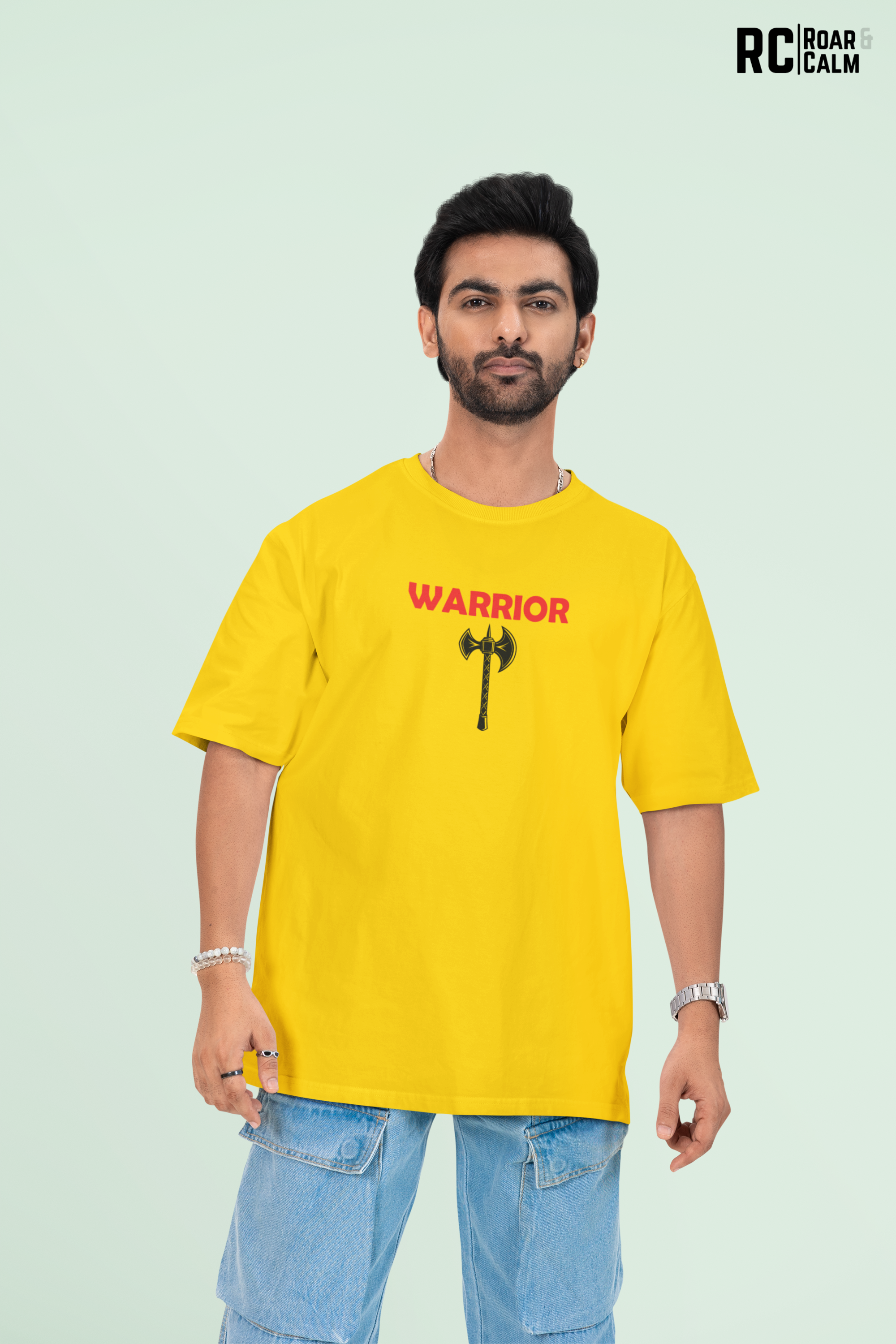 WARRIOR Oversized T-Shirt – Roar & Calm Collection