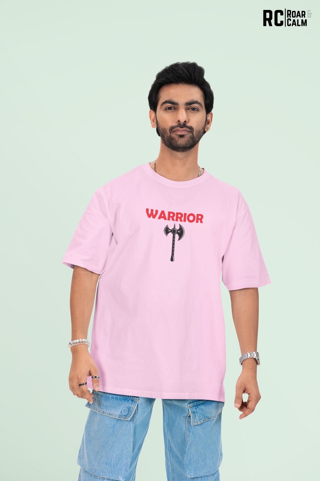 WARRIOR Oversized T-Shirt – Roar & Calm Collection