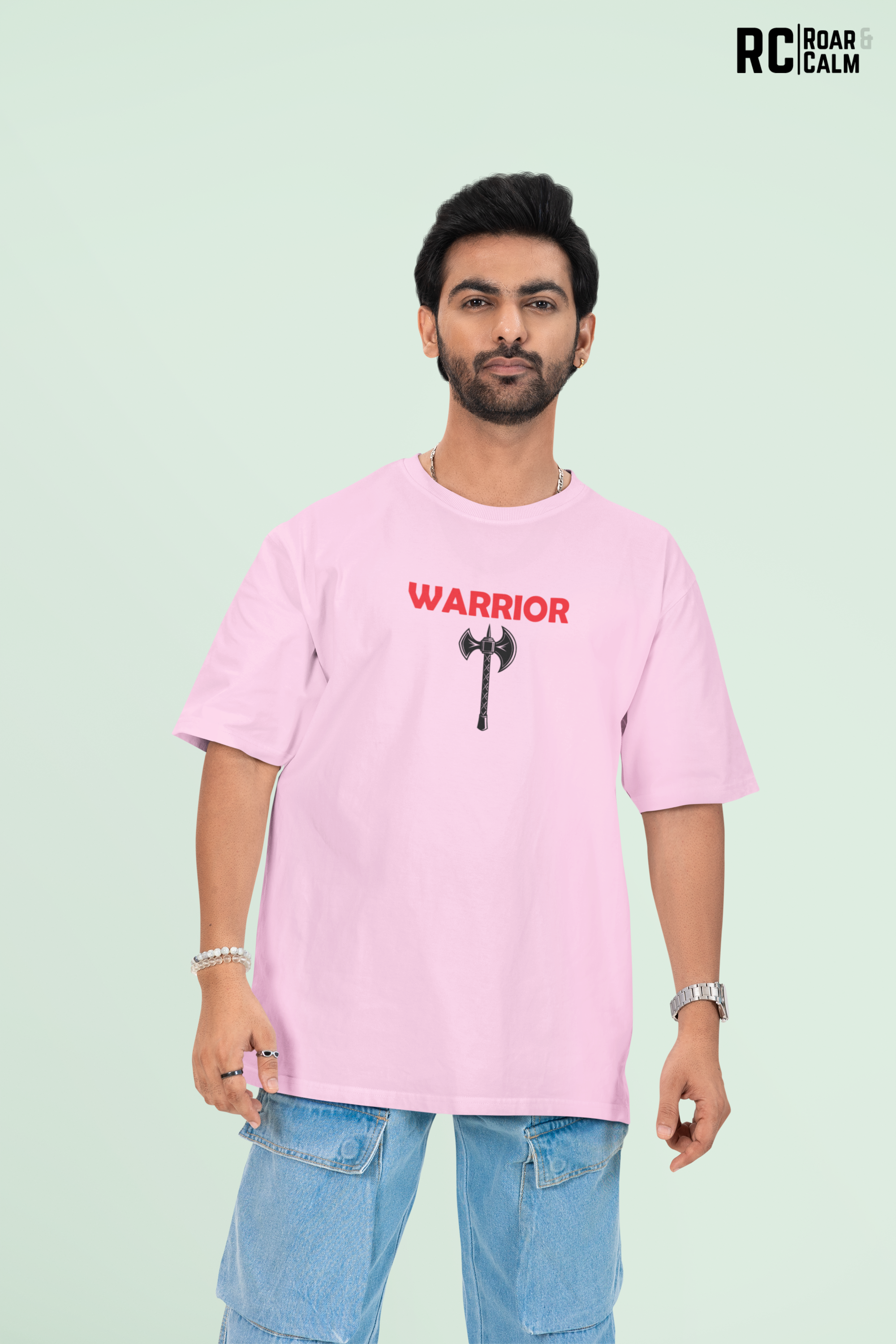 WARRIOR Oversized T-Shirt – Roar & Calm Collection