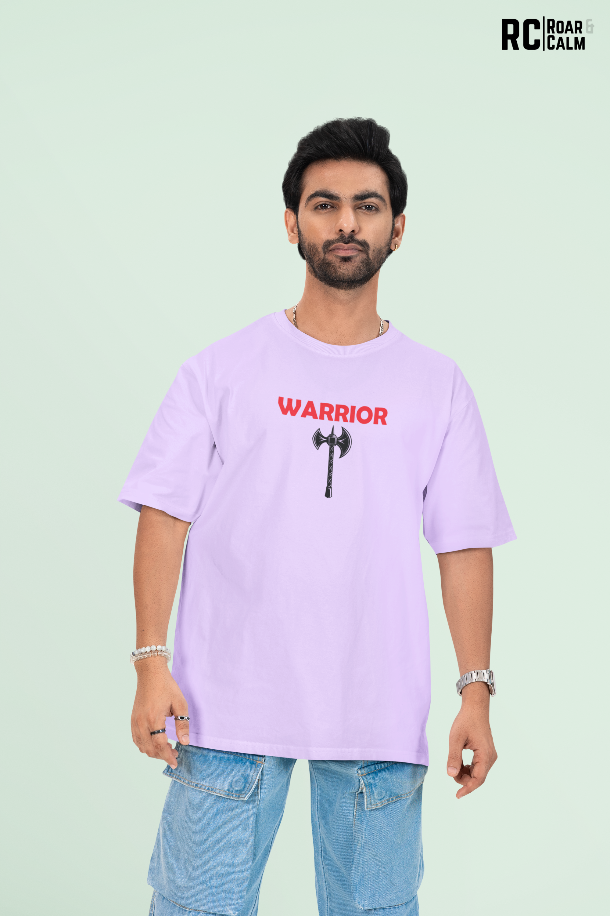 WARRIOR Oversized T-Shirt – Roar & Calm Collection