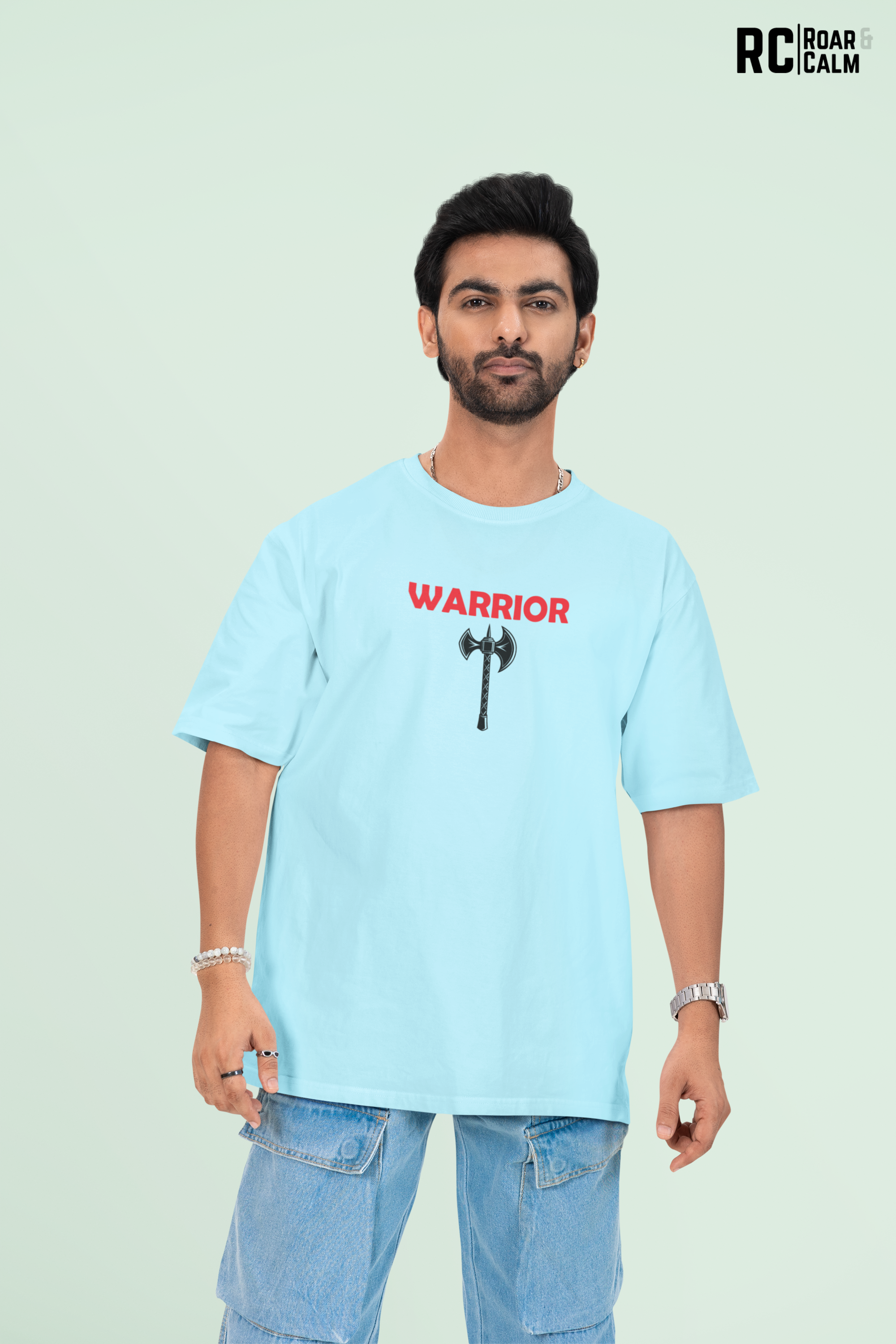 WARRIOR Oversized T-Shirt – Roar & Calm Collection