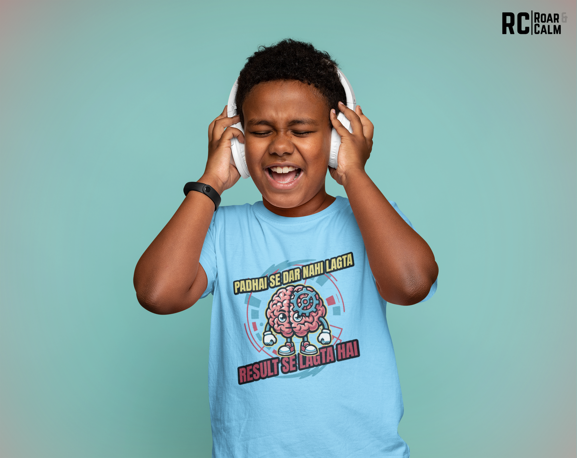 Padhai Dar Nahi Lagta T-Shirt – Roar & Calm Kids Collection