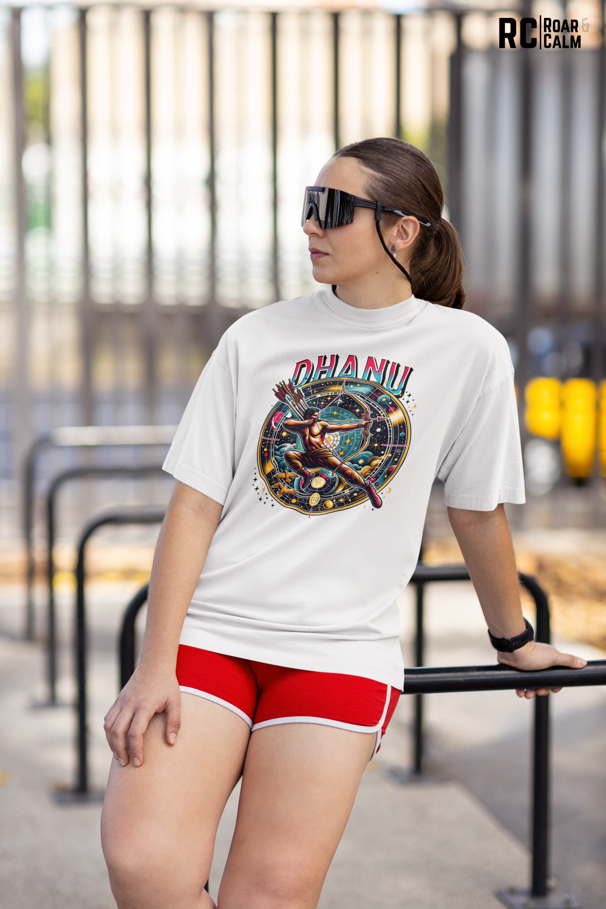 Dhanu Zodiac Oversized T-Shirt (UNISEX) – Roar & Calm Collection