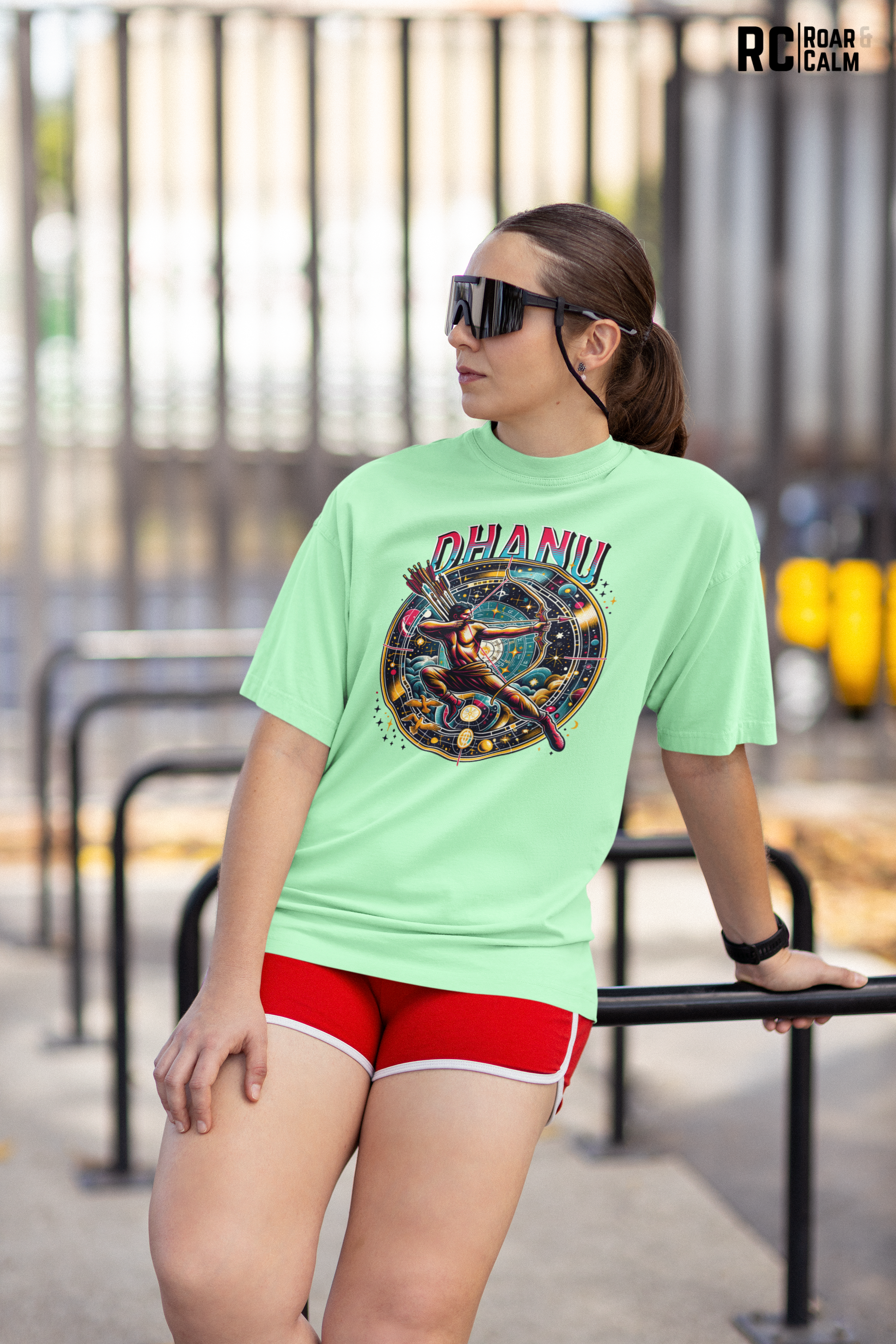 Dhanu Zodiac Oversized T-Shirt (UNISEX) – Roar & Calm Collection