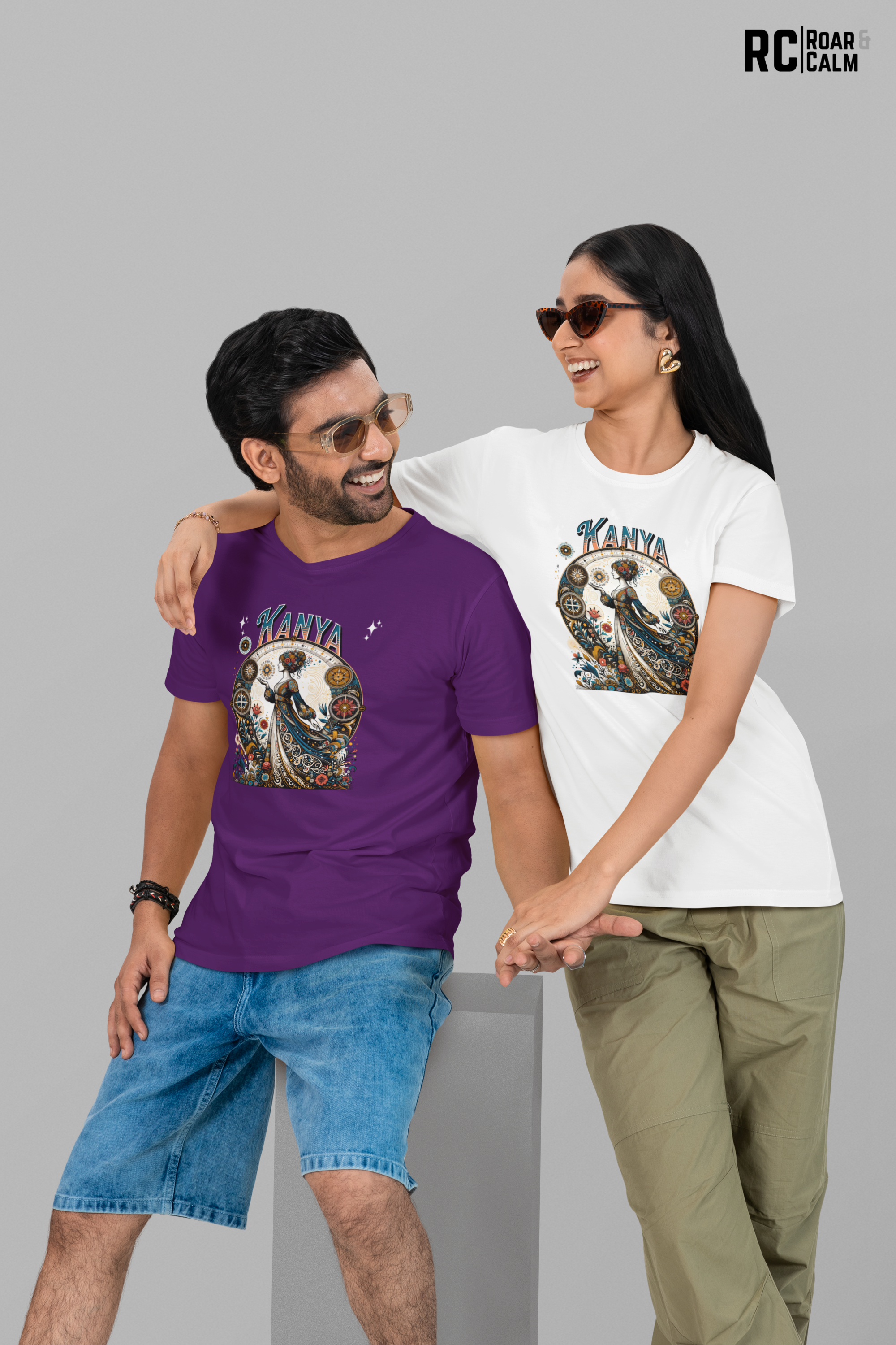 Kanya Zodiac Oversized T-Shirt (UNISEX) – Roar & Calm Collection