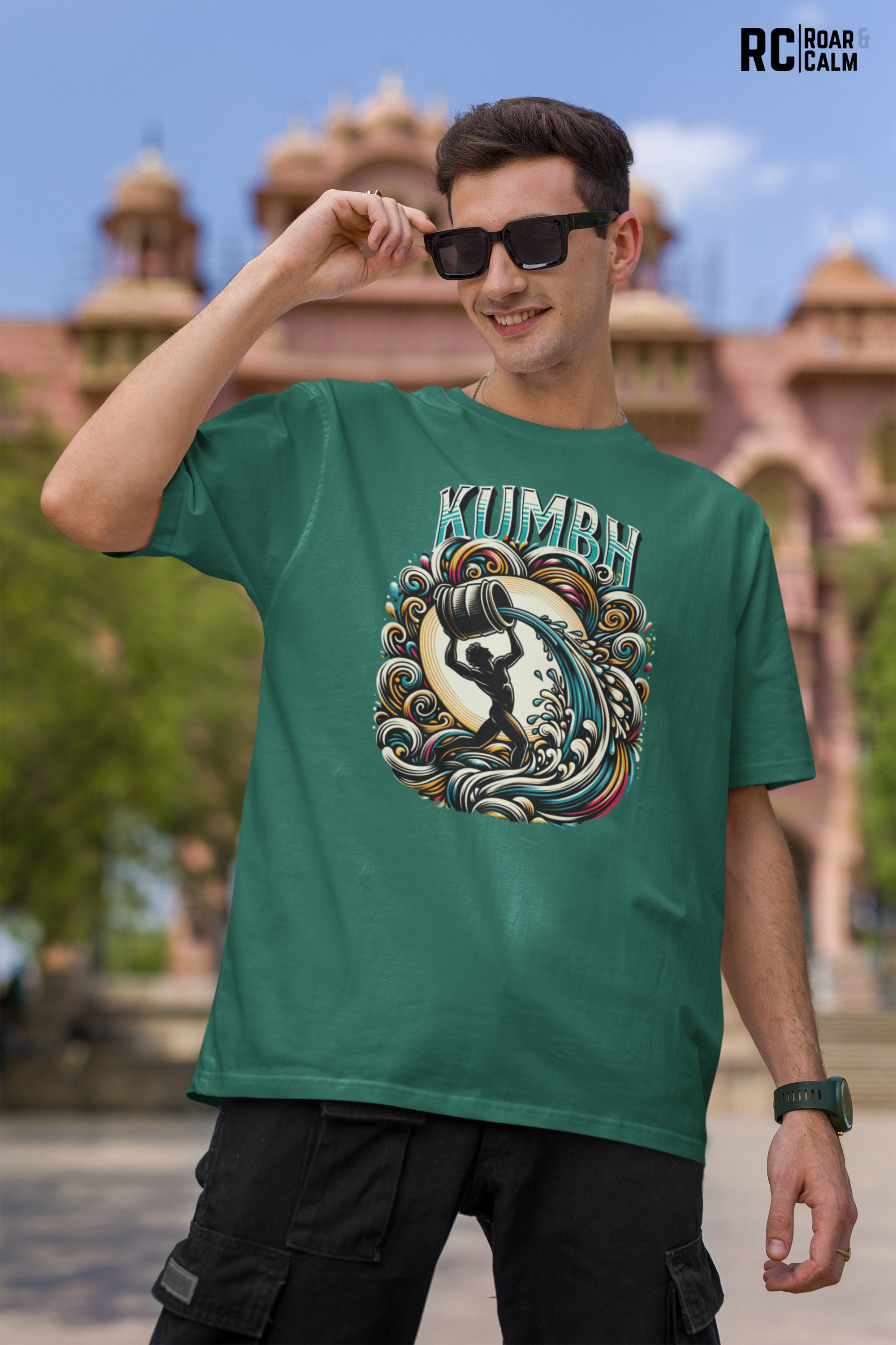 Kumbha Zodiac Oversized T-Shirt (UNISEX) – Roar & Calm Collection