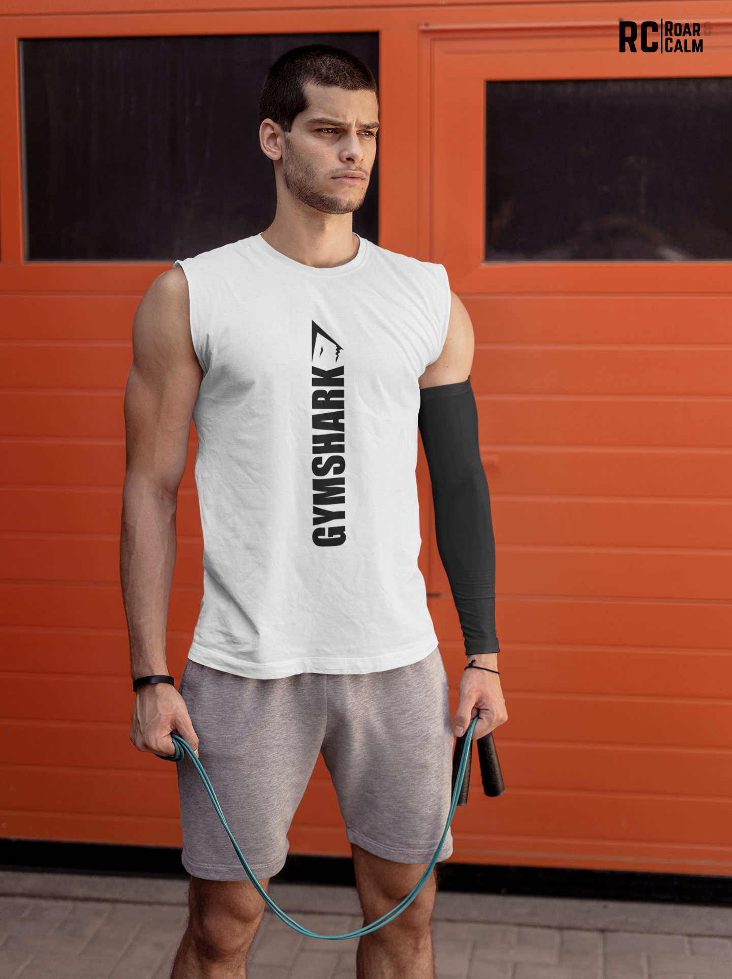 GYMSHARK Sleeveless Training Tee – Roar & Calm Collection