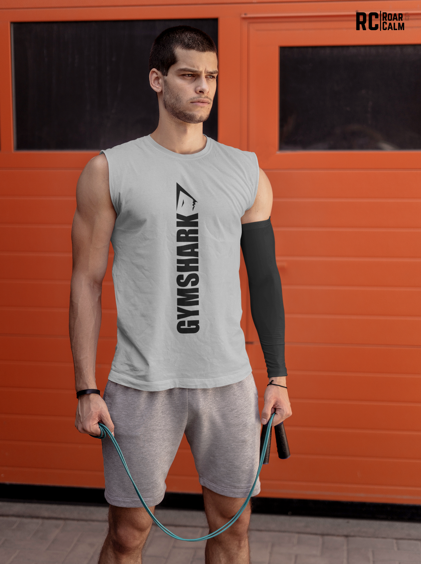 GYMSHARK Sleeveless Training Tee – Roar & Calm Collection