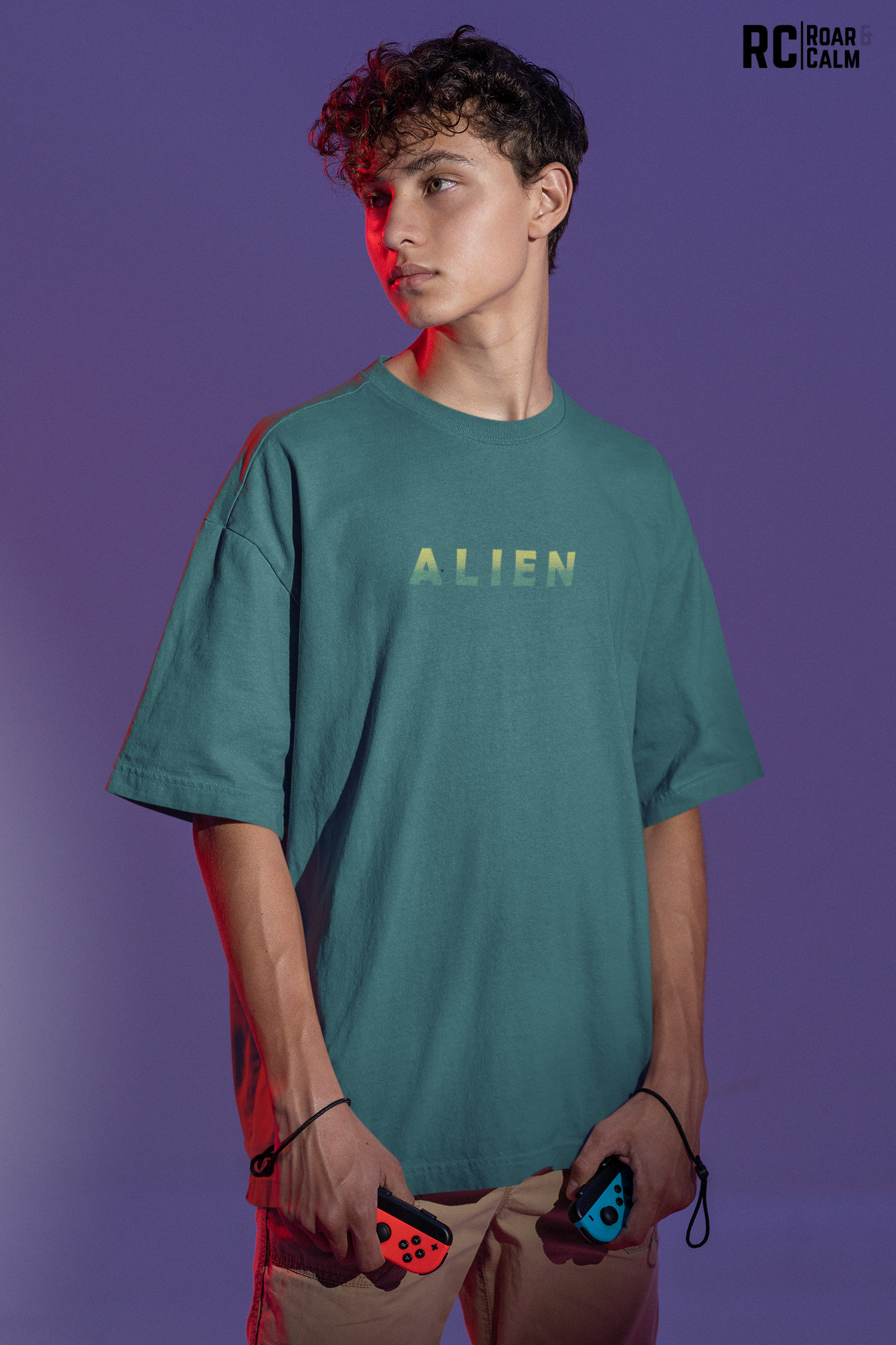 ALIEN Oversized T-Shirt (UNISEX) – Roar & Calm Collection