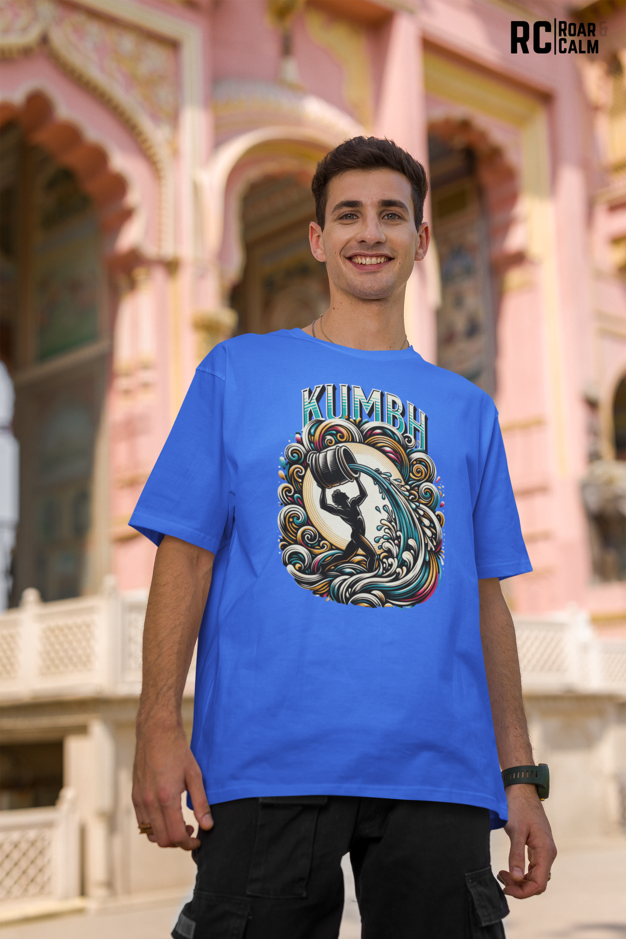 Kumbha Zodiac Oversized T-Shirt (UNISEX) – Roar & Calm Collection